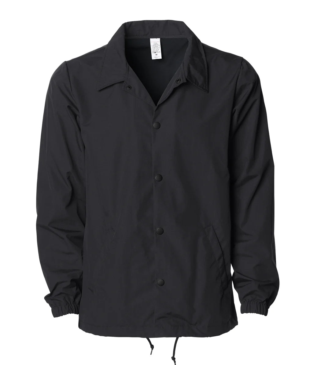 Independent Water Resistant Windbreaker Coaches Jacket