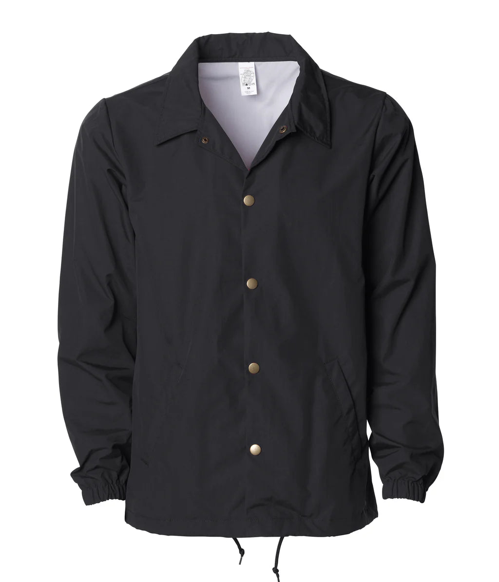 Independent Water Resistant Windbreaker Coaches Jacket