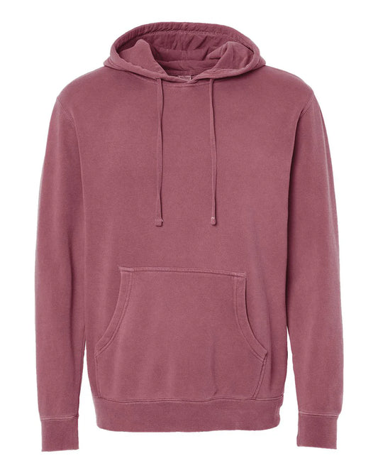 Independent 9oz. Unisex Midweight Pigment Dye Pullover Hood