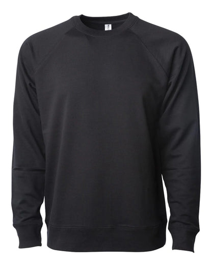 Independent Unisex Lightweight Loopback Terry Crew