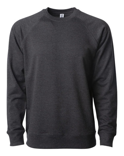 Independent Unisex Lightweight Loopback Terry Crew