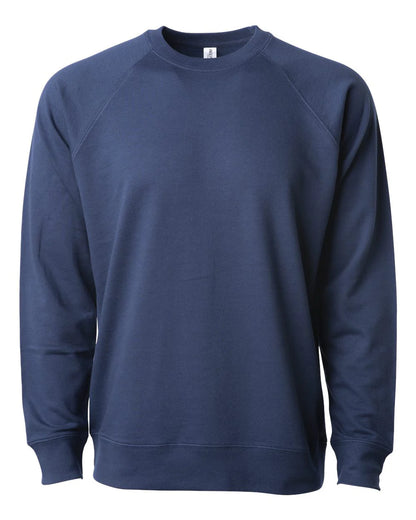 Independent Unisex Lightweight Loopback Terry Crew