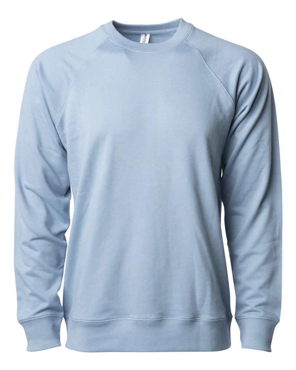 Independent Unisex Lightweight Loopback Terry Crew