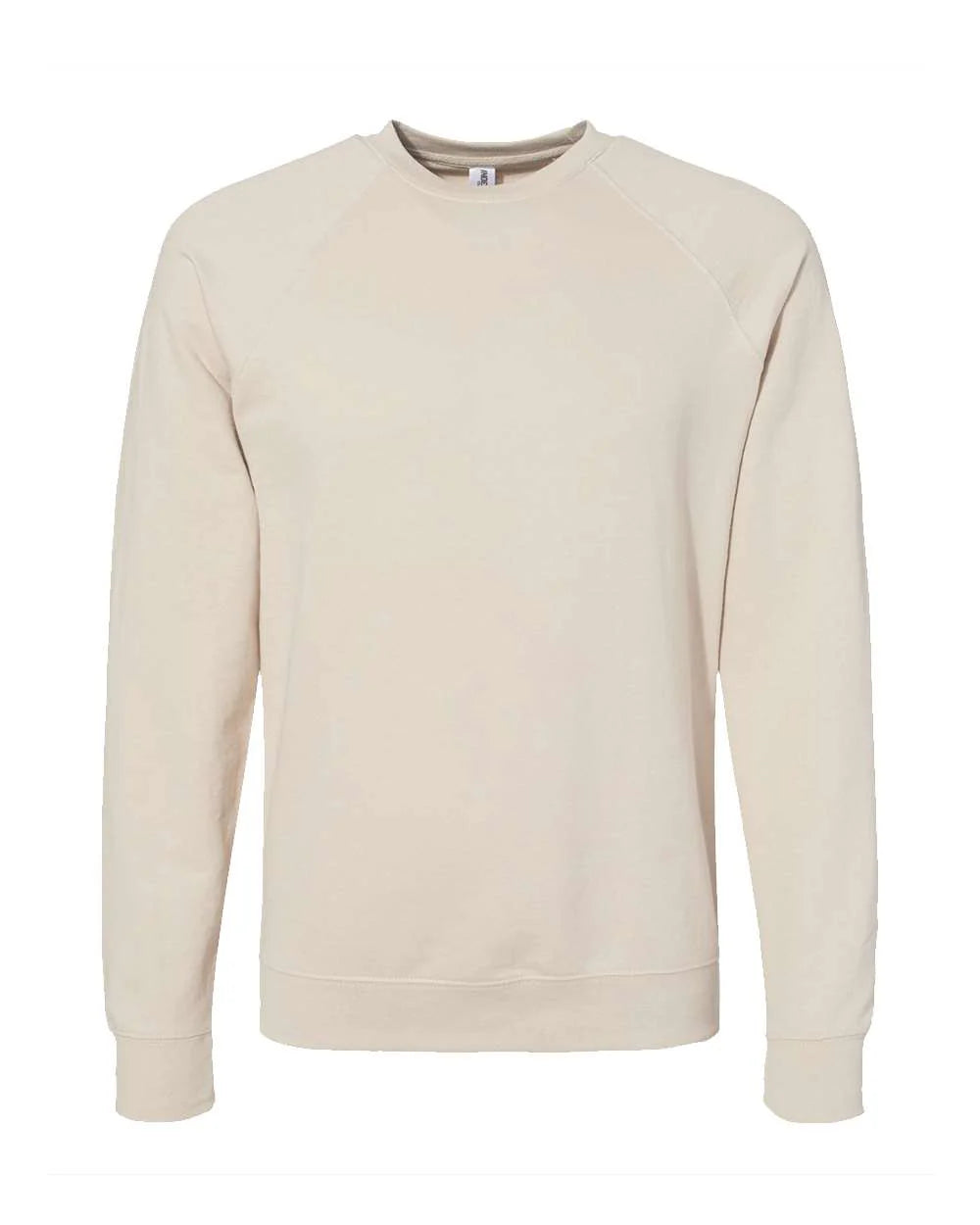 Independent Unisex Lightweight Loopback Terry Crew