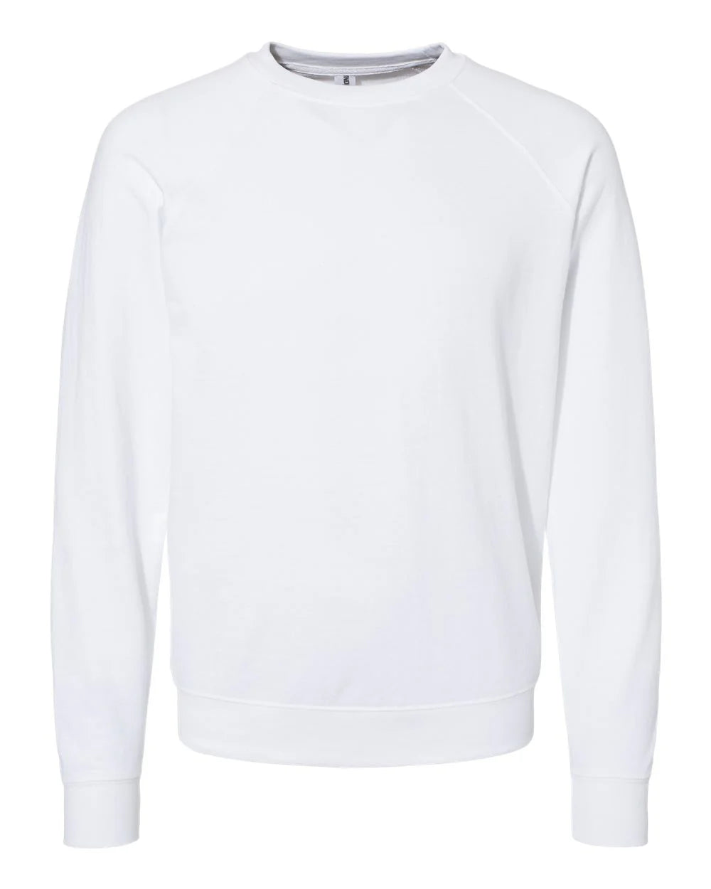 Independent Unisex Lightweight Loopback Terry Crew