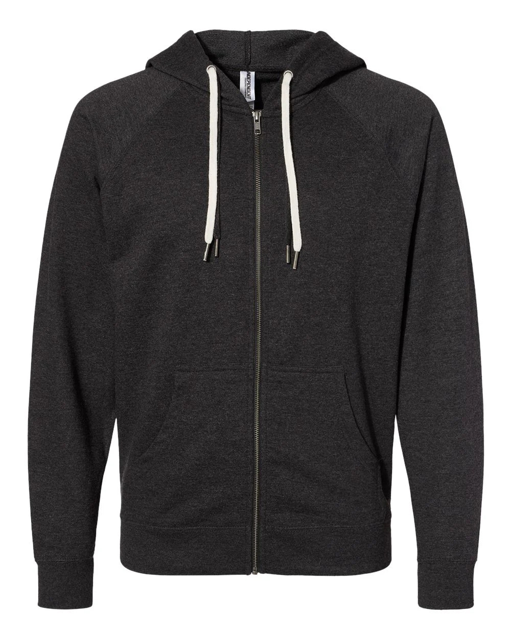 Independent Unisex Lightweight Loopback Terry Zip Hood