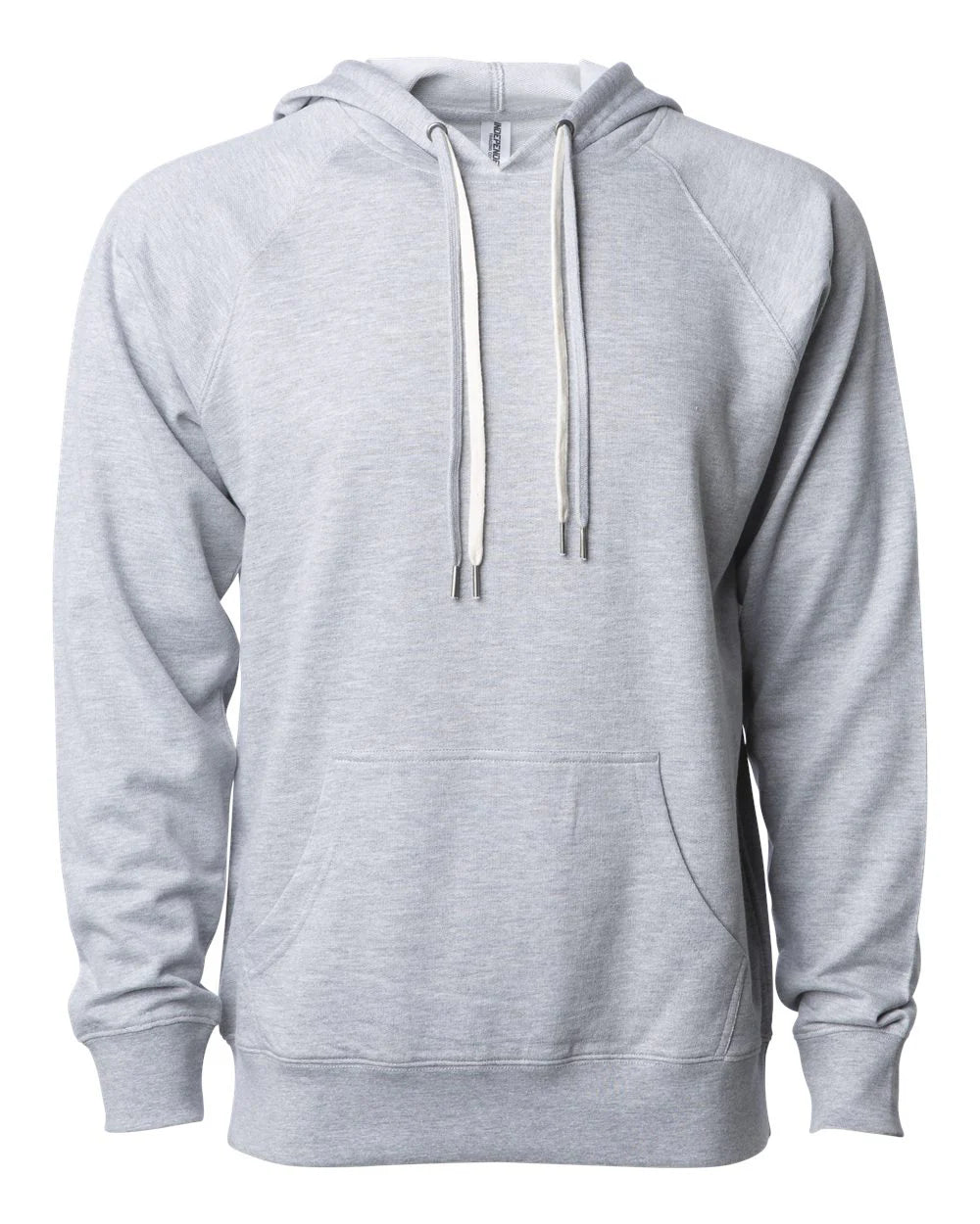 Independent Unisex Lightweight Loopback Terry Hooded Pullover