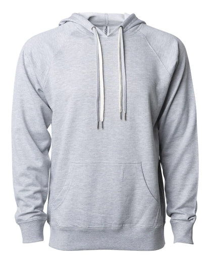 Independent Unisex Lightweight Loopback Terry Hooded Pullover