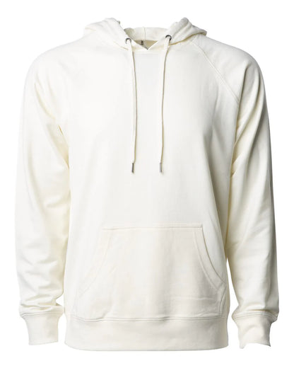 Independent Unisex Lightweight Loopback Terry Hooded Pullover
