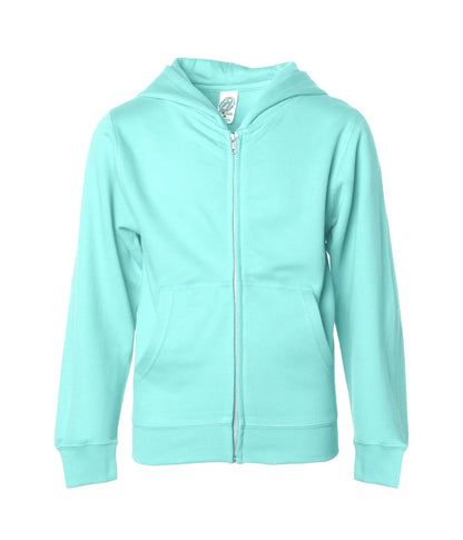 Independent 8.5oz. Youth Midweight Zip Hood