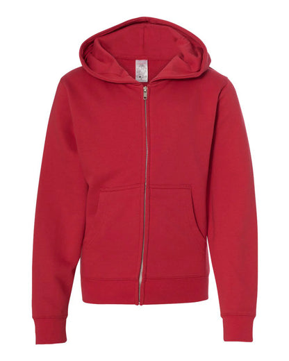 Independent 8.5oz. Youth Midweight Zip Hood