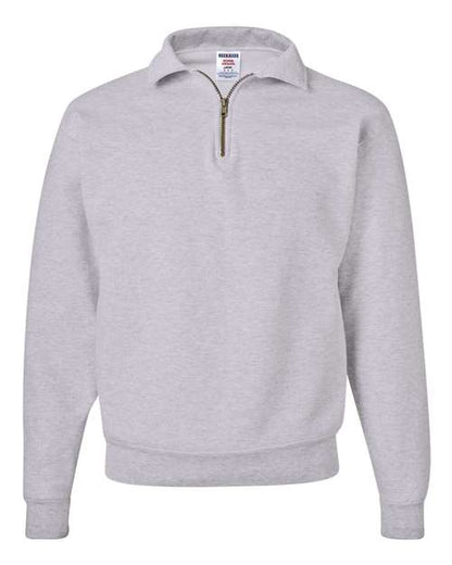 JERZEES Unisex Super Sweats NuBlend® Quarter-Zip Cadet Collar Sweatshirt