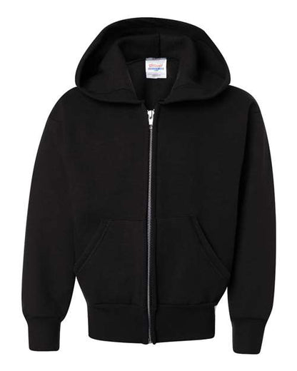 Hanes Youth EcoSmart® Full-Zip Hooded Sweatshirt