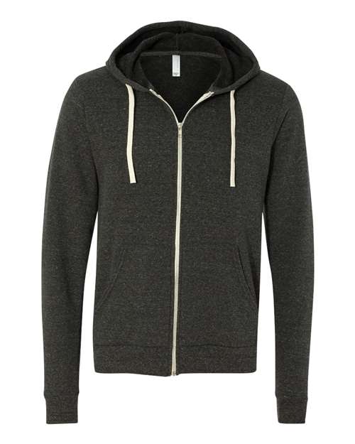 BELLA + CANVAS Unisex Triblend Sponge Fleece Full-Zip Hoodie Sweatshirt