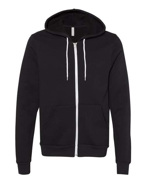 BELLA + CANVAS Unisex Sponge Fleece Full-Zip Hoodie Sweatshirt