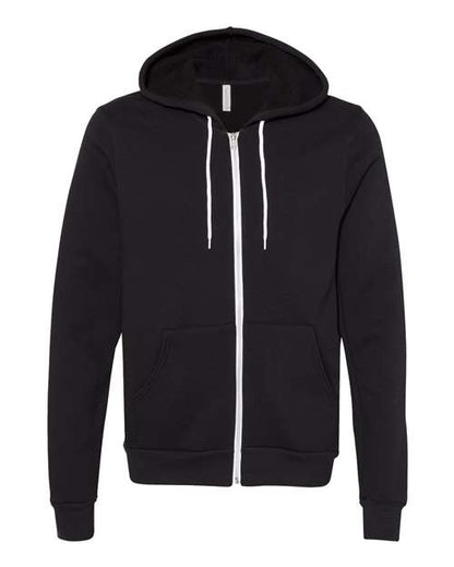 BELLA + CANVAS Unisex Sponge Fleece Full-Zip Hoodie Sweatshirt