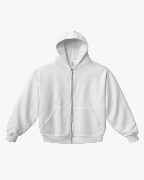 Los Angeles Apparel Heavy Fleece Zip-Up Hoodie (Piece Dye)