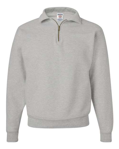 JERZEES Unisex Super Sweats NuBlend® Quarter-Zip Cadet Collar Sweatshirt